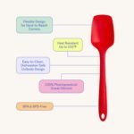 GIR: Get It Right Silicone Spatula Spoonula, Non-toxic Cooking Utensils for Nonstick Cookware, Cooking and Baking - Ultimate - 11IN - Sprinkles - Image 4