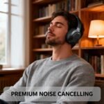 LC30Pro Hybrid Active Noise Cancelling Headphones, 100H Playtime Wireless Over Ear Bluetooth 5.4 Headset, Deep Bass, Multipoint Connection, Foldable Headphones for Travel, Home, Office - Image 3