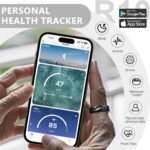 Smart Health Ring Sleep Health Tracker for Women Men with Heart Rate, Blood Oxygen, Sleep Monitor, Steps,Calories, 5ATM Waterproof for iPhone/Android, No Subscription Fee (Rose Gold, 12#) - Image 4
