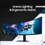 SAMSUNG 49" Odyssey G9 (G95C) Series DQHD 1000R Curved Gaming Monitor, 240Hz, 1ms(GtG), DisplayHDR 1000, AMD FreeSync Premium Pro, Eye Saver Mode, Auto Source Switch+, LS49CG950ENXZA, 2024 - Image 5