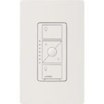 Lutron Caseta Original Smart Dimmer Switch ELV+ (Lutron Hub Required), 250W LED, Single-Pole/3-Way, Neutral Required, PD-5NE-WH, White - Image 3