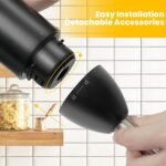 Immersion Blender Handheld Cordless Stick, Stainless Steel Hand Held Blender Mixer with Egg Whisk, for Soup, Smoothie, Puree, Baby Food - Image 5