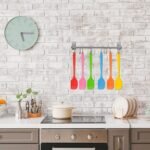 16 Piece 11 Inch Silicone Spatula Set Rubber Spatula Heat Resistant Seamless One Piece Design Non-stick Flexible Scrapers Baking Mixing Tool Dishwasher Safe, 6 Colors - Image 5