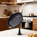 12 inch Nonstick Frying Pan Skillet, Non Stick Granite Fry Pans, Omelette Pan, Egg Frying Pan with Heat-Resistant Handle, Requires Installation, PFOA Free Chef's Pan, Induction Compatible - Image 3