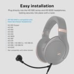 Sennheiser HD 500 BAM, Plug-in Boom Arm Microphone for Gaming and Calls, with Volume and Mute Controls, Analog 3.5 mm Jack, for HD 560S, HD 505, HD 620S Headphones and Others - Image 3