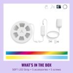 WiZ Connected Smart Light Strip, Sunset/Sunrise Automation, Preset Modes, Control with Voice or App, Full Color RGB Lighting, Voice Control, 50ft Cut to Fit - Image 3