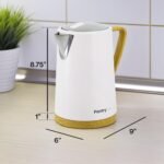 PantryPro 1.7L 1500W Rapid-Boil Electric Kettle - Stainless Steel Interior - Auto Shut-Off, Boil-Dry Protection, LED Indicator, Wide Opening - Cream White - Image 5