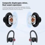 JOYWISE Bluetooth Wireless Headphones 16H Playtime Earbuds with Mic Stereo in-Ear Earphones, IPX7 Waterproof Sports Sound Isolation Headsets for Running, Gym, Workout - Image 4