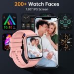 Smart Watch for Men Women, Fitness Tracker (Answer/Make Call), 1000 mAh Battery, 120+ Sport Modes, Step Counter/Sleep Monitor Fitness Watch, Smartwatch for Android/iPhone (Pink) - Image 5