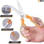 3-Pack Kitchen Shears Heavy Duty All Purpose Stainless Steel Scissors Dishwasher Safe Cooking for Meat, Chicken, Fish, Vegetable - Image 4