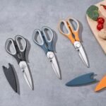 3-Pack Kitchen Shears Heavy Duty All Purpose Stainless Steel Scissors Dishwasher Safe Cooking for Meat, Chicken, Fish, Vegetable - Image 6