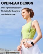 Open Ear Headphones, Bluetooth Headphones V5.4 Wireless Sport Earbuds with Charging Case, IP54 Waterproof 50H Playtime Lightweight Design Fit for Cycling, Running, Walking, Workout - Image 5