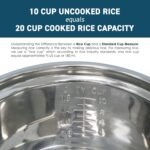 Elite Gourmet ERC-2020 Electric Rice Cooker with Stainless Steel Inner Pot Makes Soups, Stews, Grains, Cereals, Keep Warm Feature, 20 Cups Cooked (10 Cups Uncooked), White - Image 4