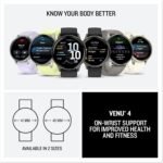 Garmin Venu® 4, 41mm, Advanced Health and Fitness GPS Smartwatch, Bright and Colorful Display, Built-in Flashlight, 10 Days of Battery Life, Slate with Black Silicone Band - Image 6