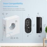 Lockly (Refurbished) Vision Smart Lock with Camera, Video Doorbell Keyless Entry Door Lock Wi-Fi, PIN Genie Keypad, Fingerprint, Remote Control, Easy Installation, No Monthly Fee - Image 9