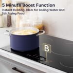 CIARRA 30 inch Induction Cooktop 4 Burners, 8200W Built-in Induction Stovetop with Booster, Timer & Safety Lock - Image 5