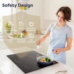 CIARRA 30 inch Induction Cooktop 4 Burners, 8200W Built-in Induction Stovetop with Booster, Timer & Safety Lock - Image 7