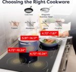 CIARRA 30 inch Induction Cooktop 4 Burners, 8200W Built-in Induction Stovetop with Booster, Timer & Safety Lock - Image 8