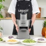 Commercial Vegetable Chopper 200W, Electric Food Processor for Slicing Dicing Shredding, Professional Veggie Cutter for Restaurant, Hotel School, Cafeteria, French Fry, Cheese Grater - Image 3