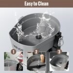 Commercial Vegetable Chopper 200W, Electric Food Processor for Slicing Dicing Shredding, Professional Veggie Cutter for Restaurant, Hotel School, Cafeteria, French Fry, Cheese Grater - Image 4