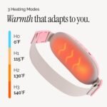 Menstrual Heating Pad for Period Cramps – Portable Heating Pad for Period Cramps Relief with Heat & Massage, Wearable Cordless Warmer for Pain Relief, Rechargeable & Wireless for Women - Image 4