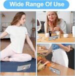 4pcs Mirror Cell Phone Grip Stand Built-in Mirror for Case, Bow Metal Finger Ring Socket Grip Kickstand Cell Phone Ring Holder for Smartphones Mobile Phones Cases - Image 5