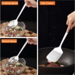 Homquen Stainless Steel Kitchen Utensils Set 4pcs, Cooking Utensils Set, Kitchen Tools Spatulas Set, Cooking Spoons, Home Essentials Kitchen Gadgets Accessories - Image 5