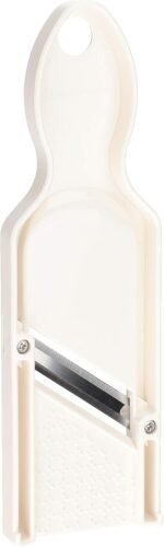 Nagao AMS-610 Tsubamesanjo Double-edged Mini Slicer, White, Made in Japan - Image 3
