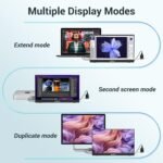 InnoView Portable Monitor, 15.6 Inch FHD 1080P HDMI USB C Second External Monitor for Laptop, Desktop, MacBook, Phones, Tablet, PS5/4, Xbox, Switch, Built-in Speaker with Protective Case - Image 6