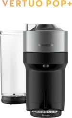 Nespresso Vertuo Pop+ Deluxe Coffee and Espresso Maker by Breville with Milk Frother, Titan - Image 3