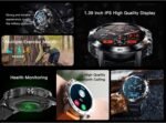 Diyeeni K52 Smart Watch for Men, Outdoor Bluetooth Sports Watch, 1.39in HD Fitness Sleep Monitor for Android iOS, with Pedometer Sport Mode - Image 4