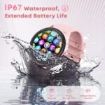 Smart Watches for Women Men, 1.39" HD IPS Touchscreen Smartwatch with 120 Sports Modes, Heart Rate/Sleep Monitor, IP67 Waterproof, Bluetooth Call & Music Control for iPhone/Android (Pink) - Image 4