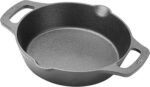 WINCO Cast Iron Skillet, Black - Image 3