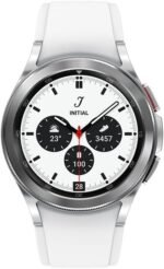 SAMSUNG Galaxy Watch 4 Classic 46mm Smartwatch with ECG Monitor Tracker for Health, Fitness, Running, Sleep Cycles, GPS Fall Detection, LTE, US Version, Silver - Image 3