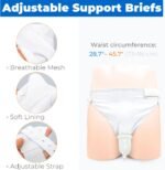 Wearable Urinal Collector with Reusable Silicone Urine Catheter Bag (2000ml & 1000ml), Portable External Urinary Drainage Bag System for Men (Men) - Image 3