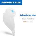 Wearable Urinal Collector with Reusable Silicone Urine Catheter Bag (2000ml & 1000ml), Portable External Urinary Drainage Bag System for Men (Men) - Image 4