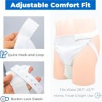 Wearable Urinal Collector with Reusable Silicone Urine Catheter Bag (2000ml & 1000ml), Portable External Urinary Drainage Bag System for Men (Men) - Image 5
