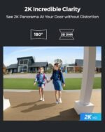 REOLINK 5MP Outdoor Doorbell WiFi Camera(White) with Home Hub, 5G&2.4G WiFi Security Camera System, 4:3 Wide View Angle, Smart Detection, Local Storage, No Subscription - Image 3