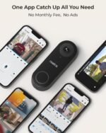 REOLINK 5MP Outdoor Doorbell WiFi Camera(White) with Home Hub, 5G&2.4G WiFi Security Camera System, 4:3 Wide View Angle, Smart Detection, Local Storage, No Subscription - Image 6