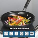 Viking Nonstick Frying Pan, 8 Inch Hard Anodized Kitchen Cookware, Gray - Image 5