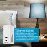 Lutron Caseta Plug-In Smart Lamp Dimmer Switch Kit with Pico Remote (Lutron Hub Required), Smart Light Switch Dimmer for Floor & Table Lamps, LED Lights, P-PKG1P-WH, White - Image 4