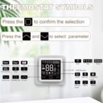 HEATIT Programmable Thermostat, WiFi Smart Thermostat for Electric Radiant Floor Heating with Touchscreen, 85V-265V Wide Voltage Range, Dual Sensing, White - Image 5
