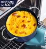 MICHELANGELO 6 Quart Stock Pot with Lid, Non Toxic Cooking Pot, Ceramic Soup Pots with Lid, Non Stick Pot with Stainless Steel Handle, Induction Compatible - Image 5