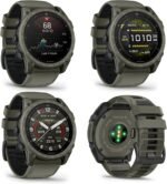 Garmin tactix 8 Tactical Smartwatch 51mm, AMOLED Touchscreen, Multiband GPS, Applied Ballistics Ultralight Solver, Titanium Sapphire Case, Built-in Flashlight, Olive Drab Cerakote Bundle - Image 3