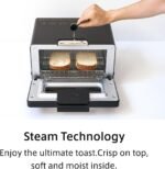BALMUDA The Toaster Pro | Steam Oven Toaster | Compact 14.1″W × 12.6″D × 8.2″H | 6 Modes: Shokupan, Golden Toast, Pizza, Croissant, Oven, Salamander Grill | (Baking Tray Sold Separately) | Off-white - Image 4