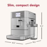 KitchenAid Fully Automatic Espresso Machine KF7 with Milk Attachment, KES8557SX, Stainless Steel - Image 3