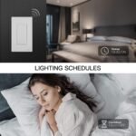 MOES Zigbee Smart Switch 2 Gang, No Neutral Wire Required, Inteligente Single Pole Light Switches, Compatible with Alexa Google Assistant, Remote Control, Require MOES Zigbee Hub - Image 6