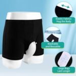 Urine Bag Underpants, Male Wearable Portable Pee Bag, Pee Catheter Holder for Elder with Collection Bag, Pee Catheter Holder (L) - Image 4