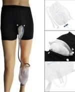 Urine Bag Underpants, Male Wearable Portable Pee Bag, Pee Catheter Holder for Elder with Collection Bag, Pee Catheter Holder (L) - Image 5