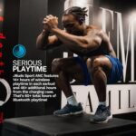 JLab JBuds Sport ANC 4 True Wireless Bluetooth Earbuds + Charging Case, Cobalt Blue, Swipe + Touch Controls, Hybrid Active Noise Cancelation, Multipoint Connect, Customized Settings App - Image 5